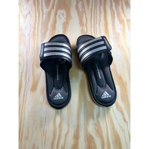 adidas | Shoes | Adidas Cloudfoam Slides Black Mens 8 | Poshmark